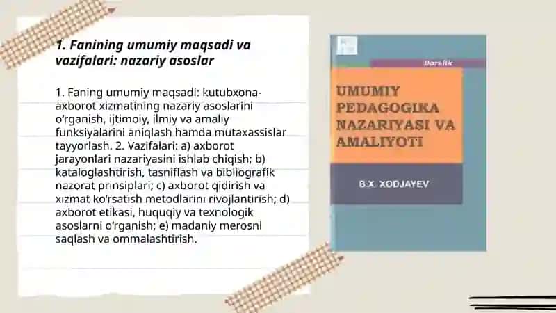 Kutubxona-axborot xizmati nazariyasi va amaliyoti 3
