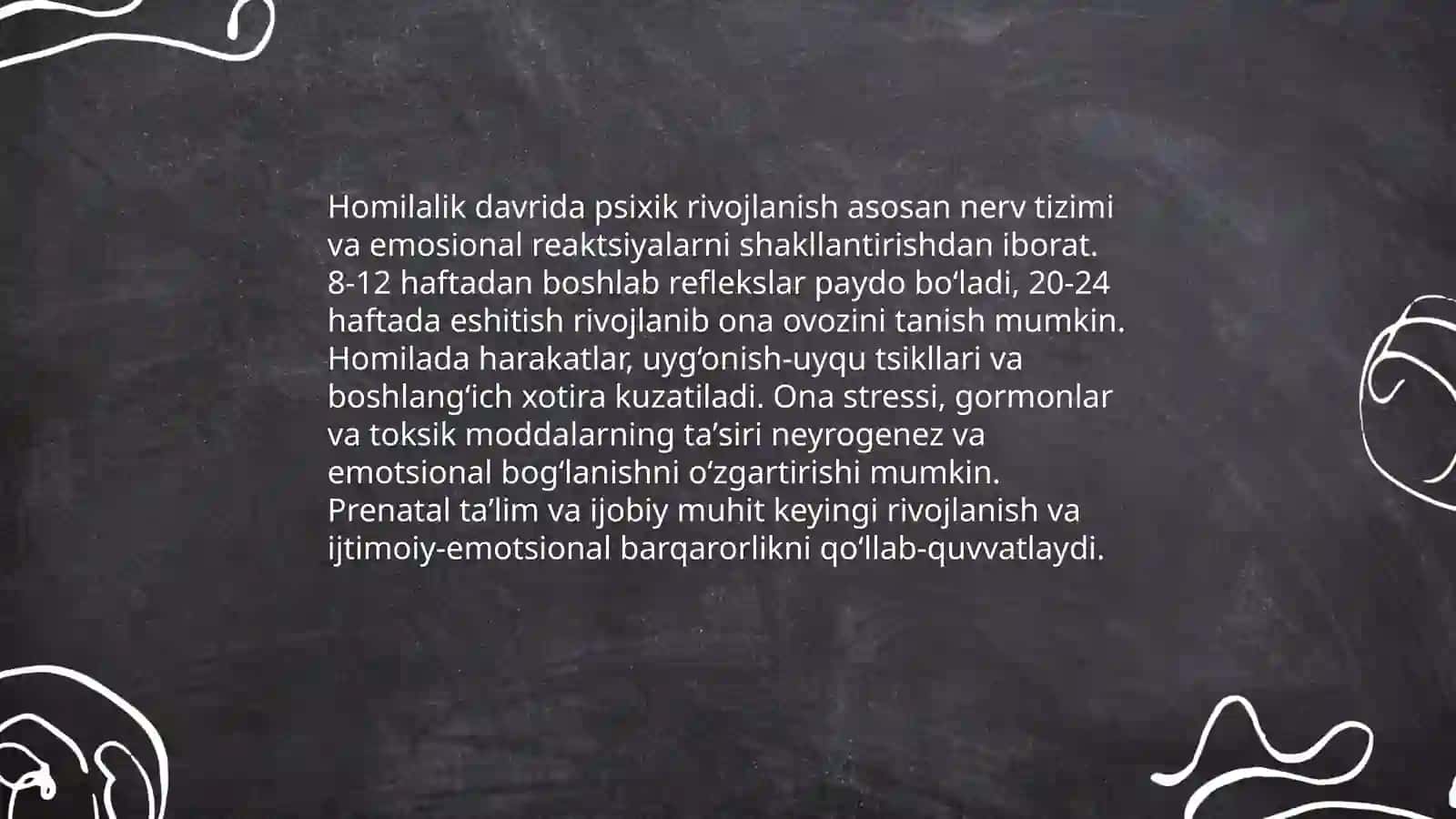 Inson psixik rivojlanishining bosqichlari 3