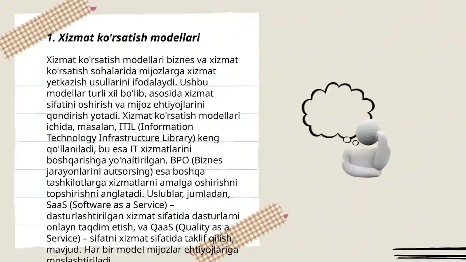 Xizmat ko'rsatish shakl va usullari 3