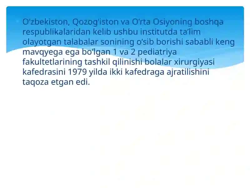 Karim Xojiyevich Tagirov bolalar xirurgiyasi 3