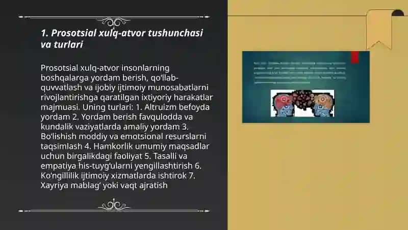 Prosotsial xulq-atvor 3