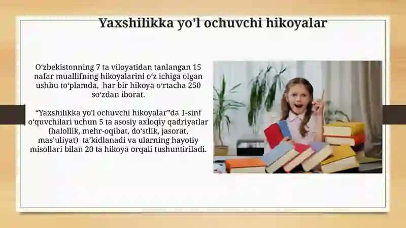 Yaxshilikka yo'l ochuvchi hikoyalar 3