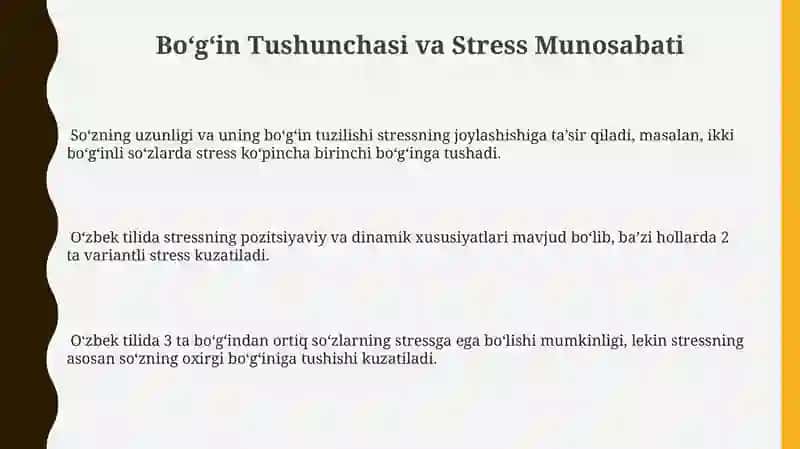 Oʻzbek tilshunosligida urgʻu va boʻgʻin 3