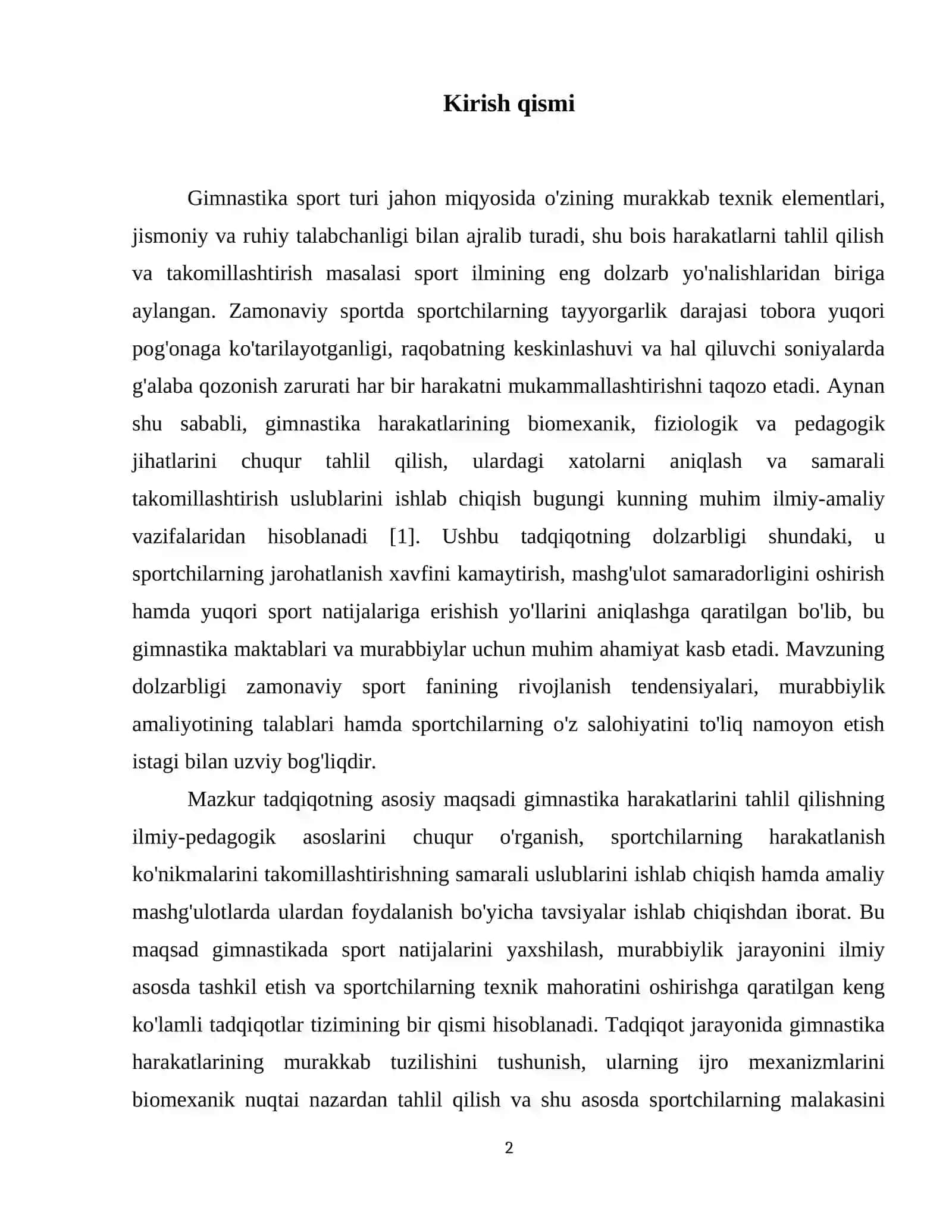 Gimnastikada harakatlarni tahlil qilish va takomillashtirish 3