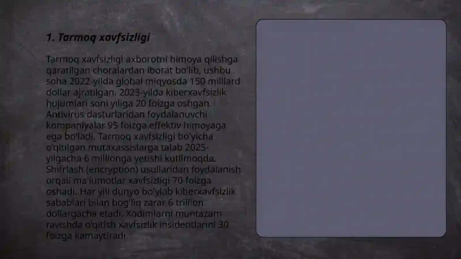 Axborotlarni himoyalashning texnik va dasturiy vositalari 3