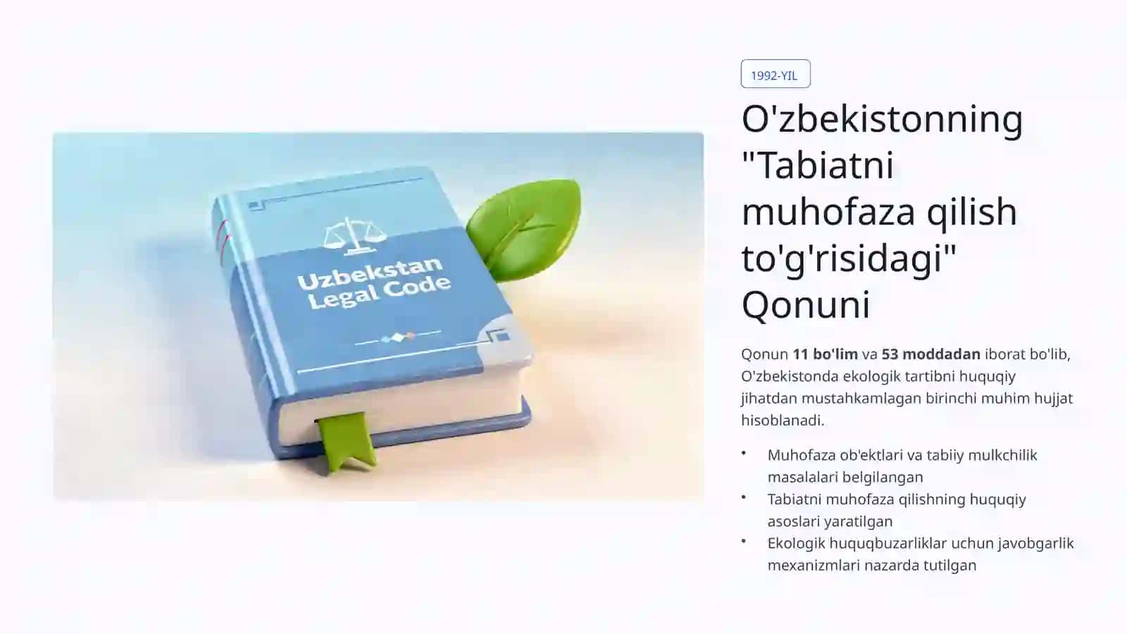 O'zbekistonda ekologik huquqbuzarliklar uchun yuridik javobgarlik 3