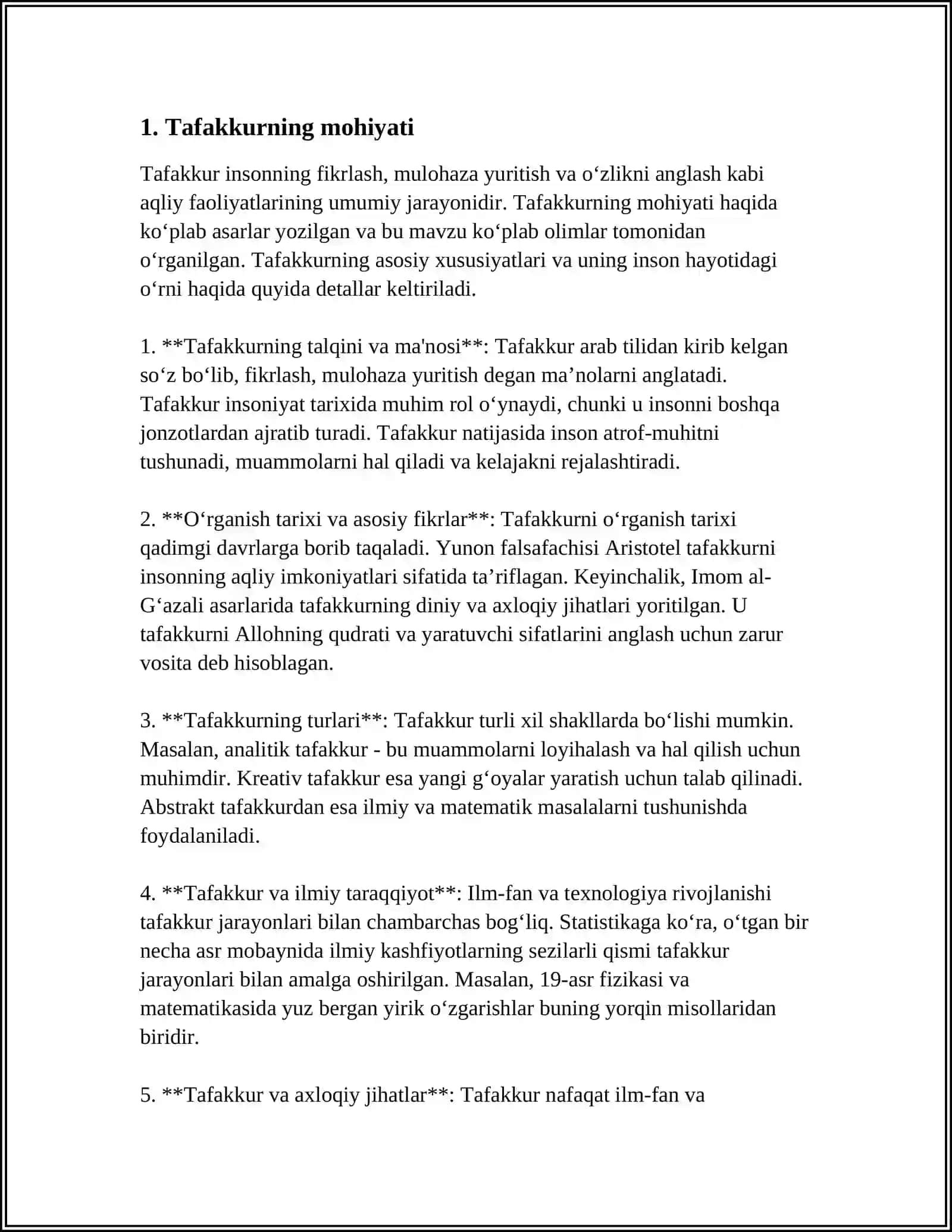 TAFAKKUR 3