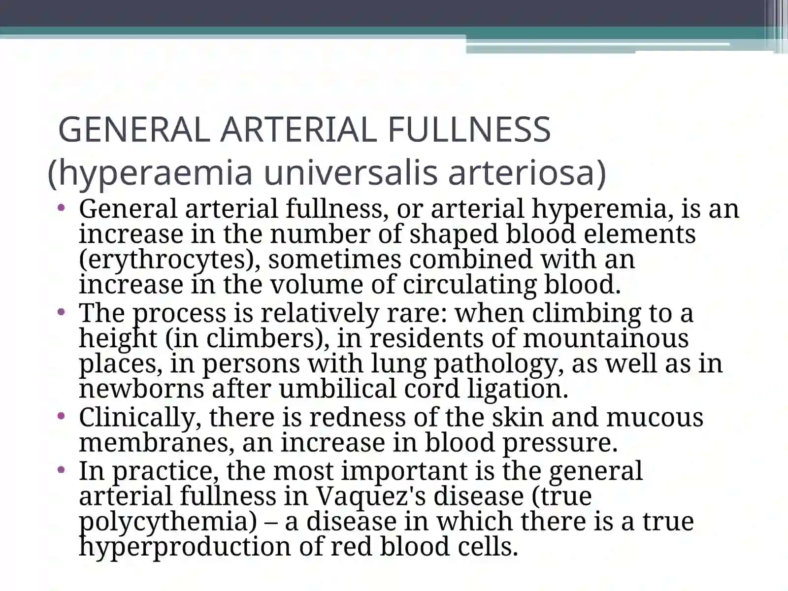 Circulatory Disorders Lecture 3