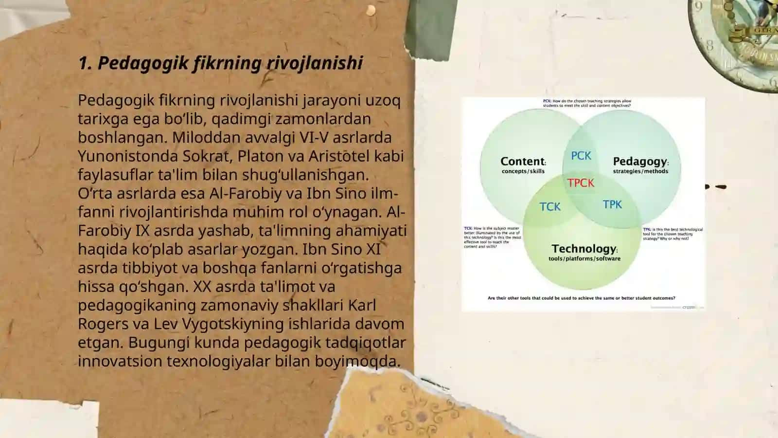 Pedagogik fikr tarixi va maktab faoliyatida òqituvchi mahorati 3