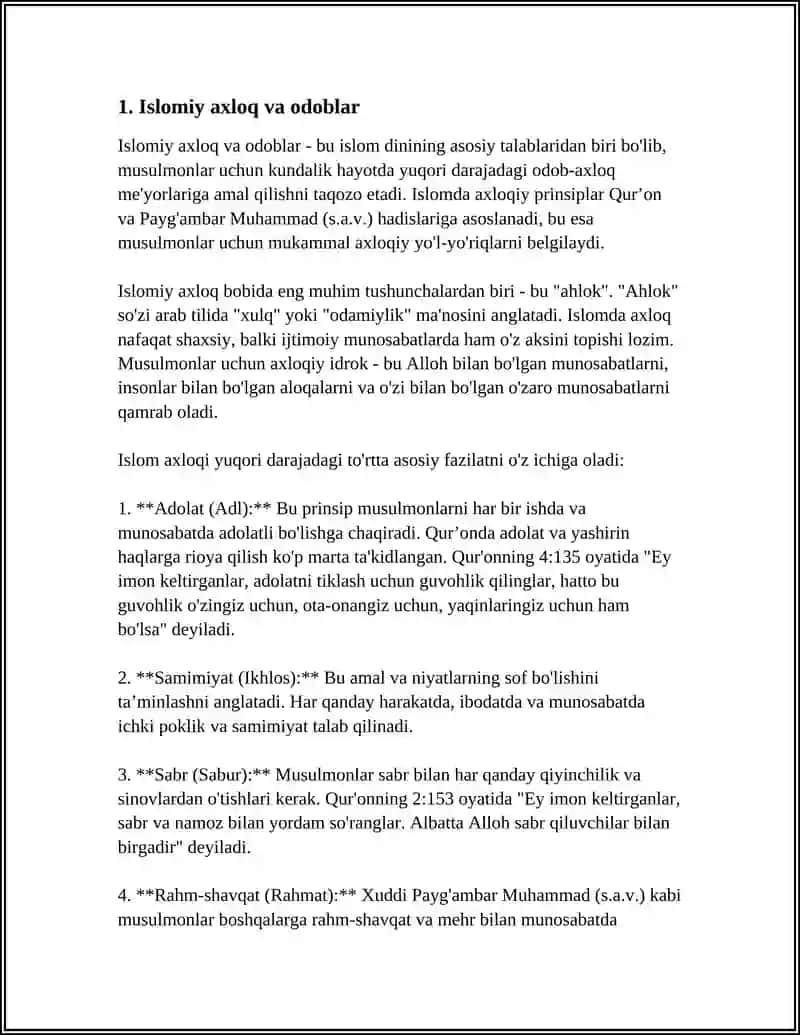Islom Inson Manaviy Madaniyatini Tarbiyalash 3