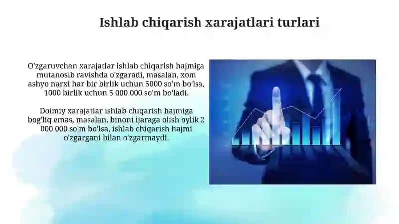 Ishlab chiqarish xarajatlari vafoyda 3