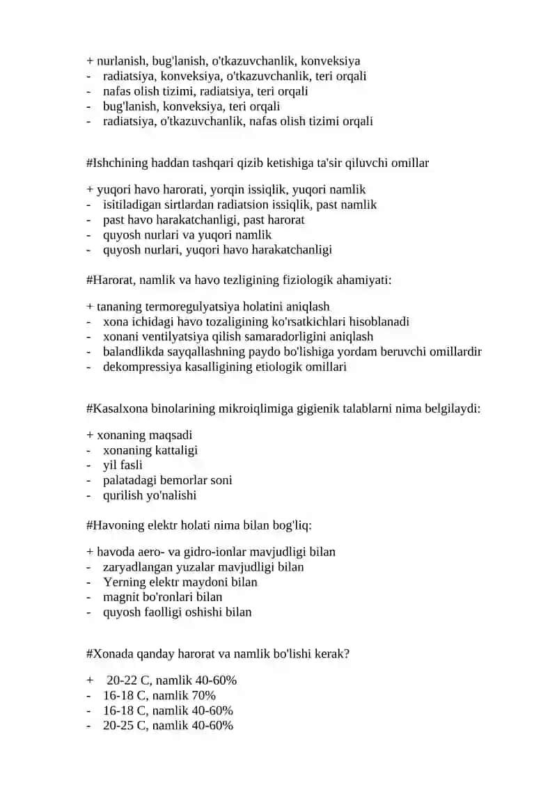 Mikroiqlimni o'rganish bayonnomasi 3