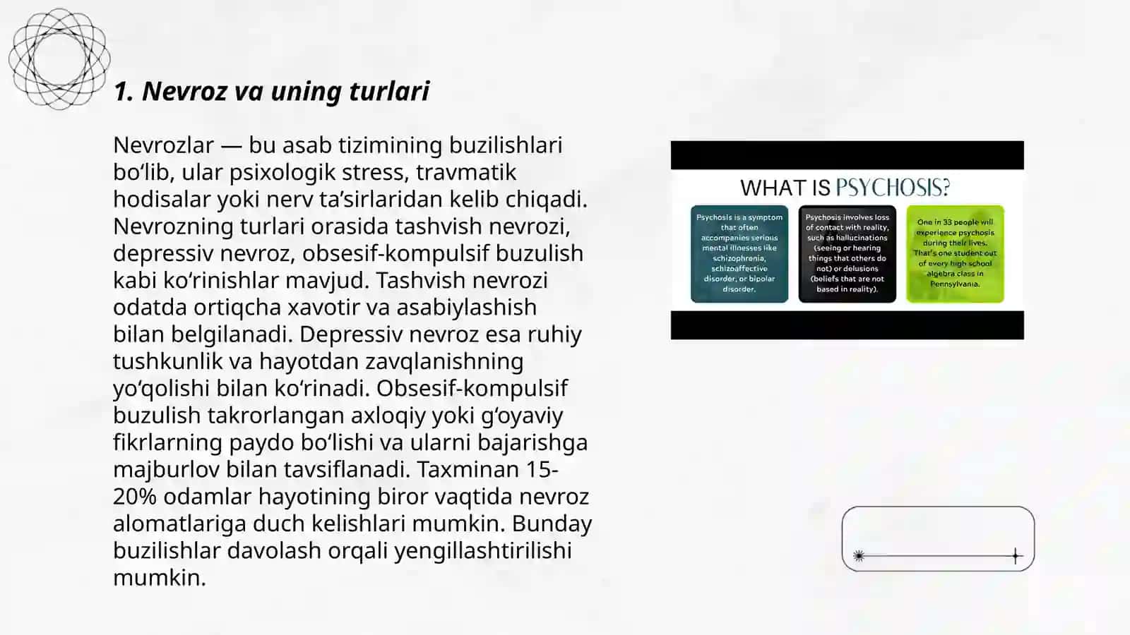 Nevroz va Psixozlar 3