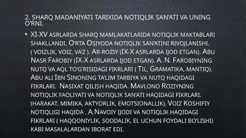 O’zbek notiqlik sa’nati tarixini o’rganish 3
