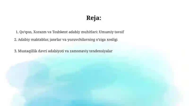 Qoʻqon, Xorazm va Toshkent adabiy muhitlari 3