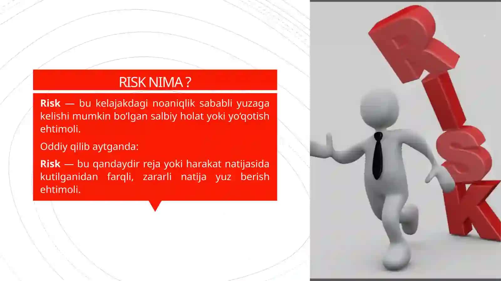 Riskni boshqarish va analiz qilish asoslari 3