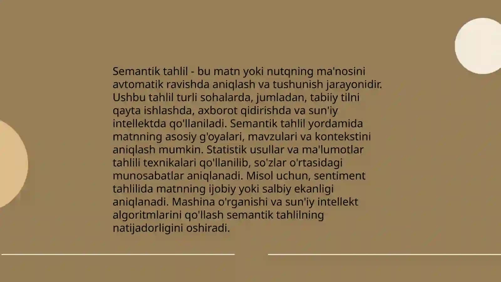 Semantik tahlil 3