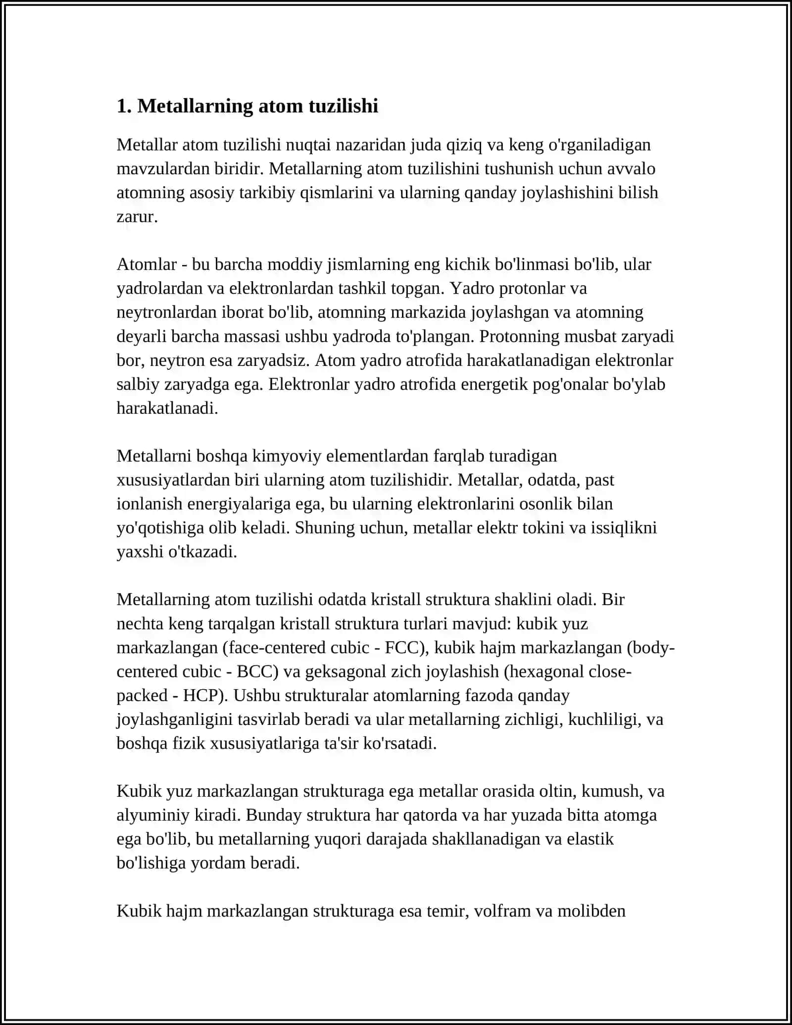 METALLAR KIMYOSI 3