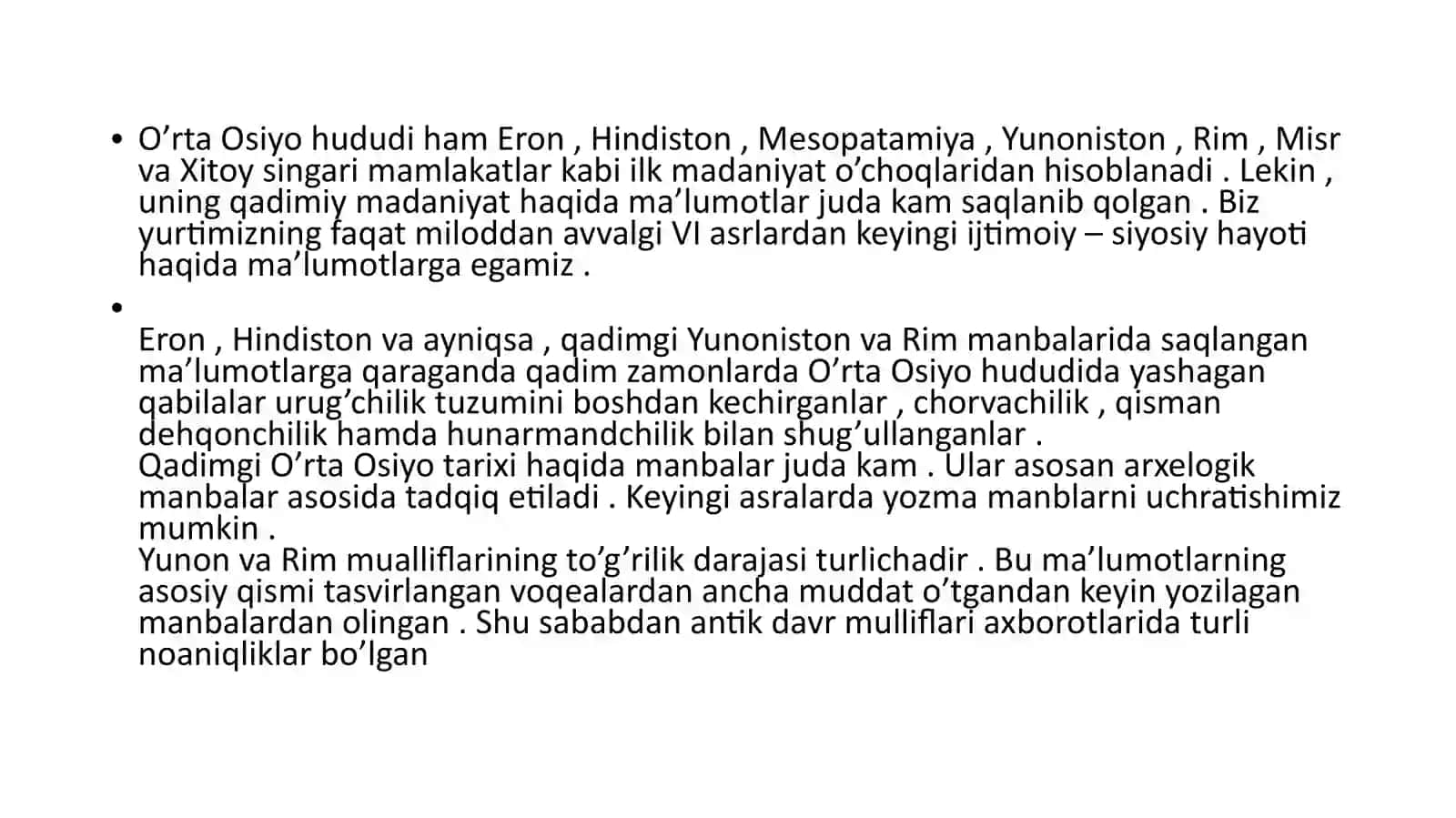 MARKAZIY OSIYO TARIXGA OID QADIMGI MANBALAR 3