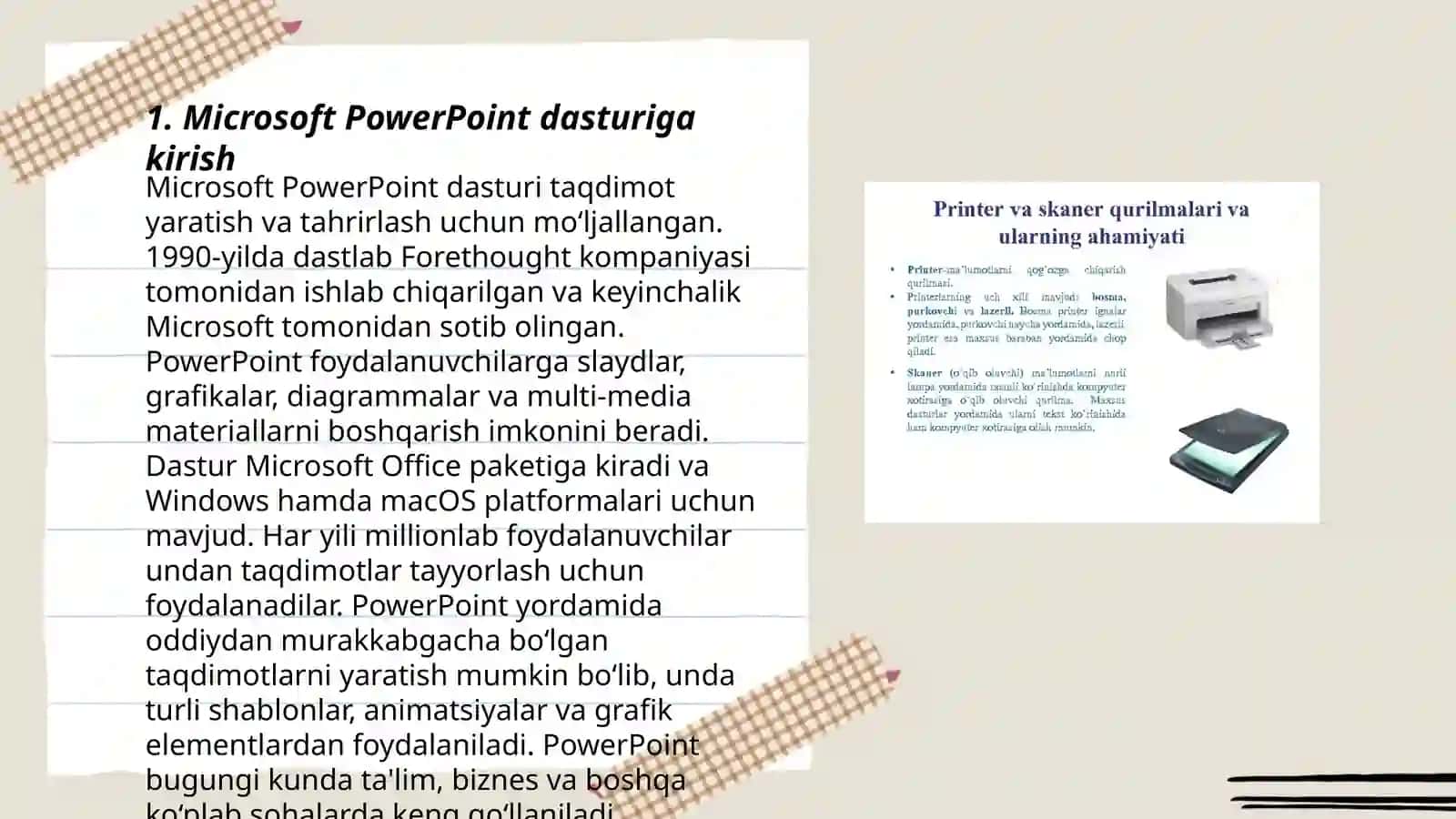 Microsoft PowerPoint Darslik 3