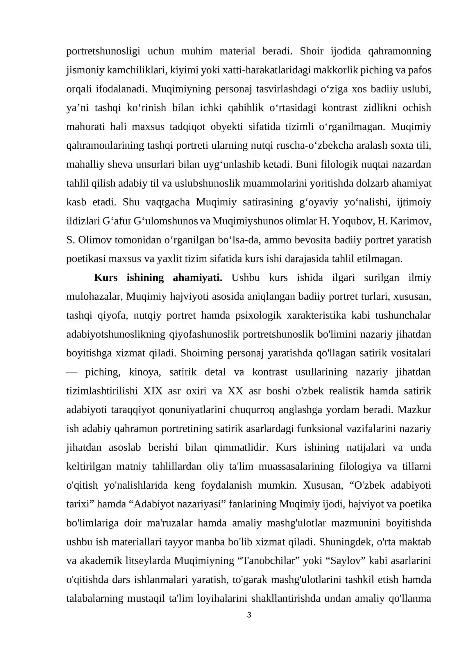 Bob. Muqimiy hajviyotida badiiy portret yaratishning poetik vositalari 3