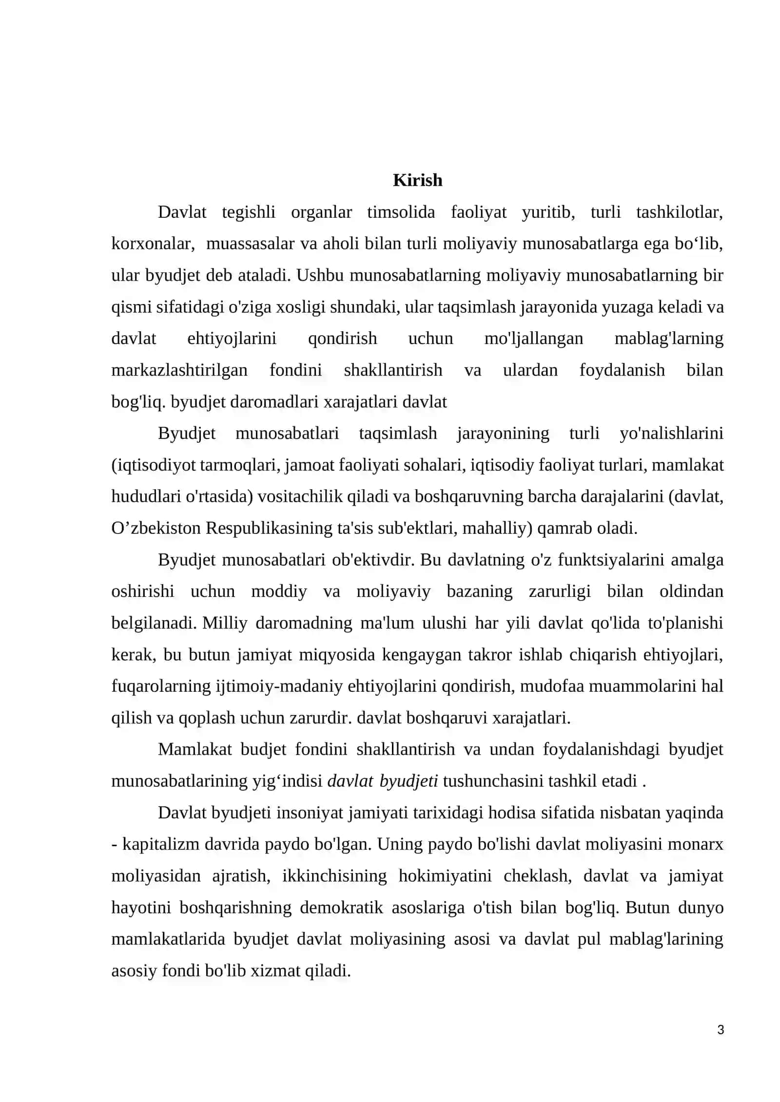 Davlat byudjeti tarkibi va uni takomillashtirish yo’llari 3