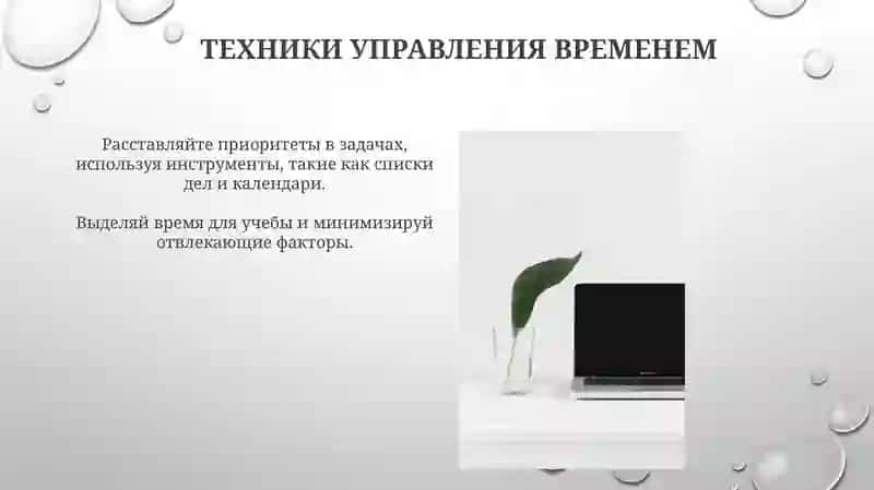 Организация учебного труда и рационального режима студента 3