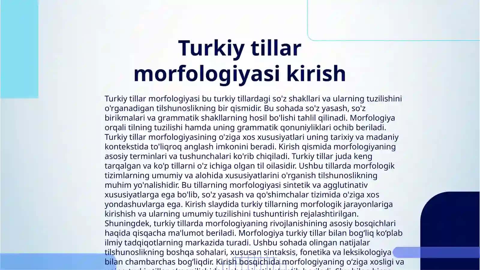 TURKIY TILLAR MORFOLOGIYASI TARAQQIYOTINING ASOSIY YOʻNALISHLARI 3