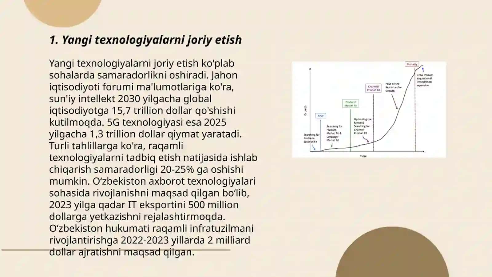 Milliy iqtisodiyotni jadal rivojlantirish va yuqori o'sish suratini taminlash 3