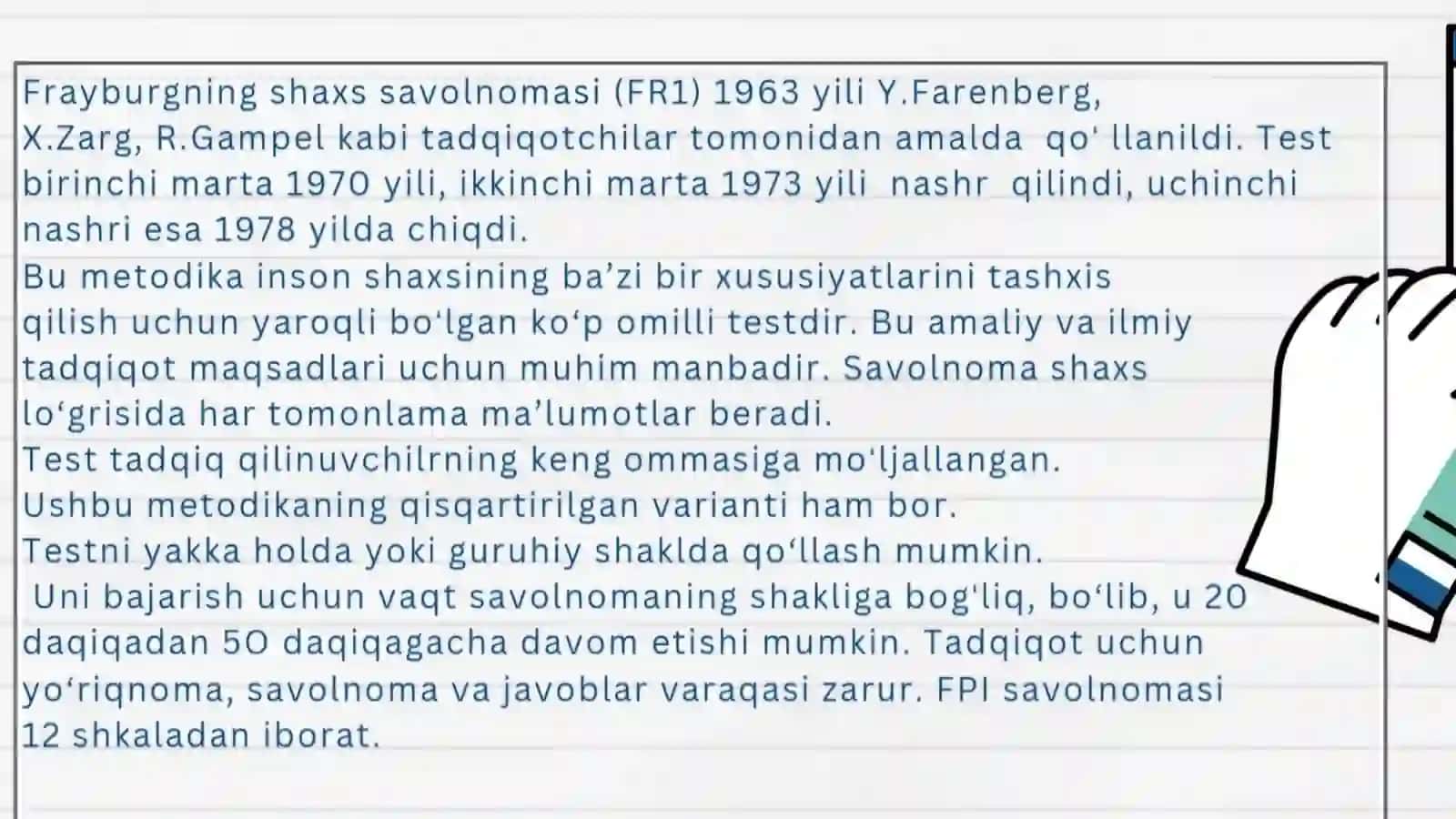 Umumiy psixodiagnostika.Psixologik konsultatsiya va psixokorreksiya 3