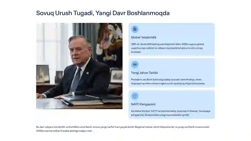 1991–2017-yillarda Amerika Qo'shma Shtatlari: O'zgarishlar va Qiyinchiliklar 3
