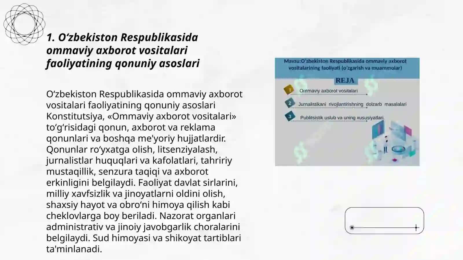Oʻzbekiston Respublikasida ommaviy axborot vositalari faoliyati 3