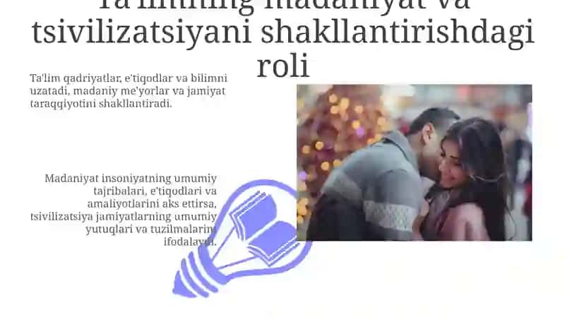Manaviyat, madaniyat va sivilizatsiya tushunchalari nisbati 3