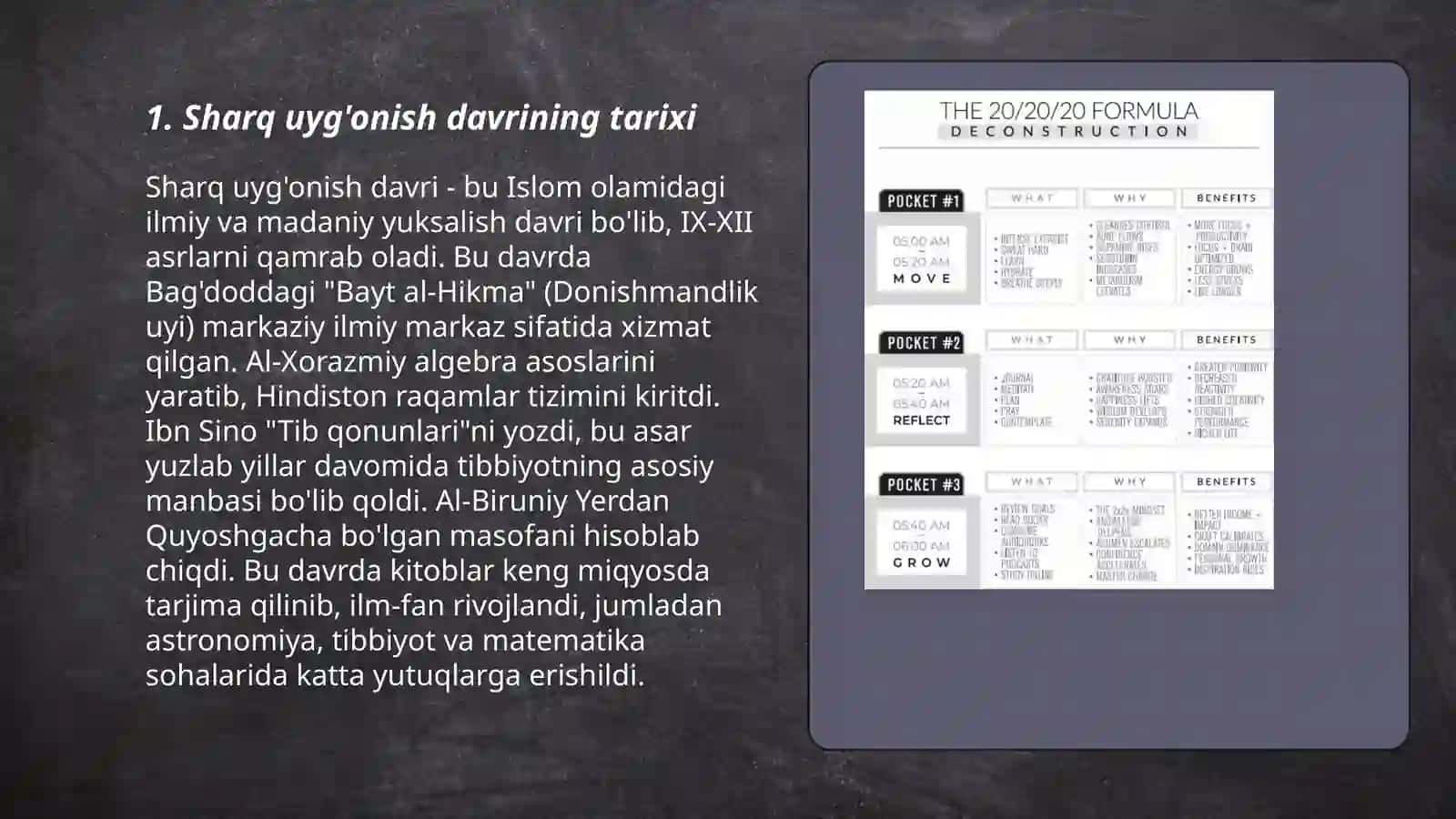 Sharq uygonish davrida pedagigik fikrlarning rivojlanishi mavzusida slayd 3