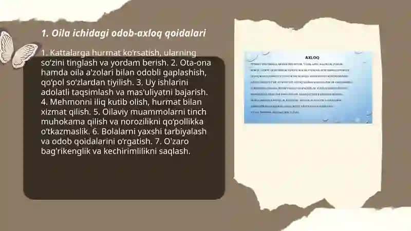 Kundalik odob, axloq qoidalari oilada ko‘chada va jamoat joylarida 3