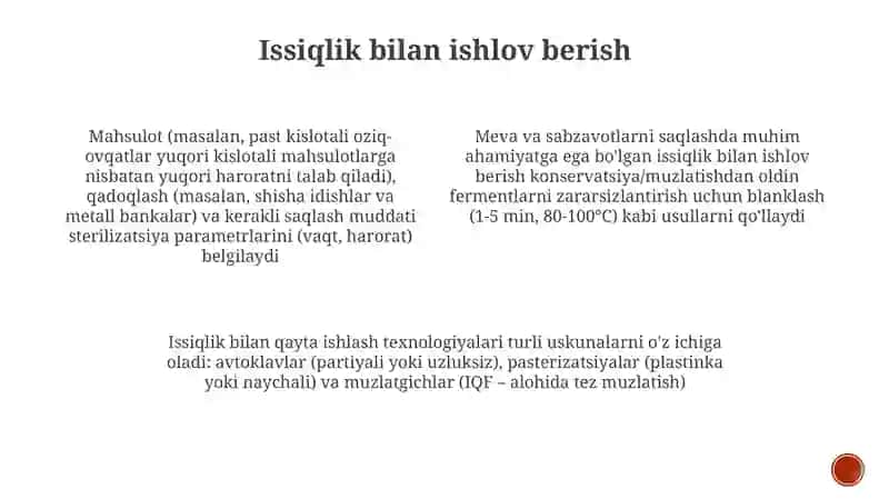 Sabzavot va mevalarni sirkalash texnalogiyasi 3