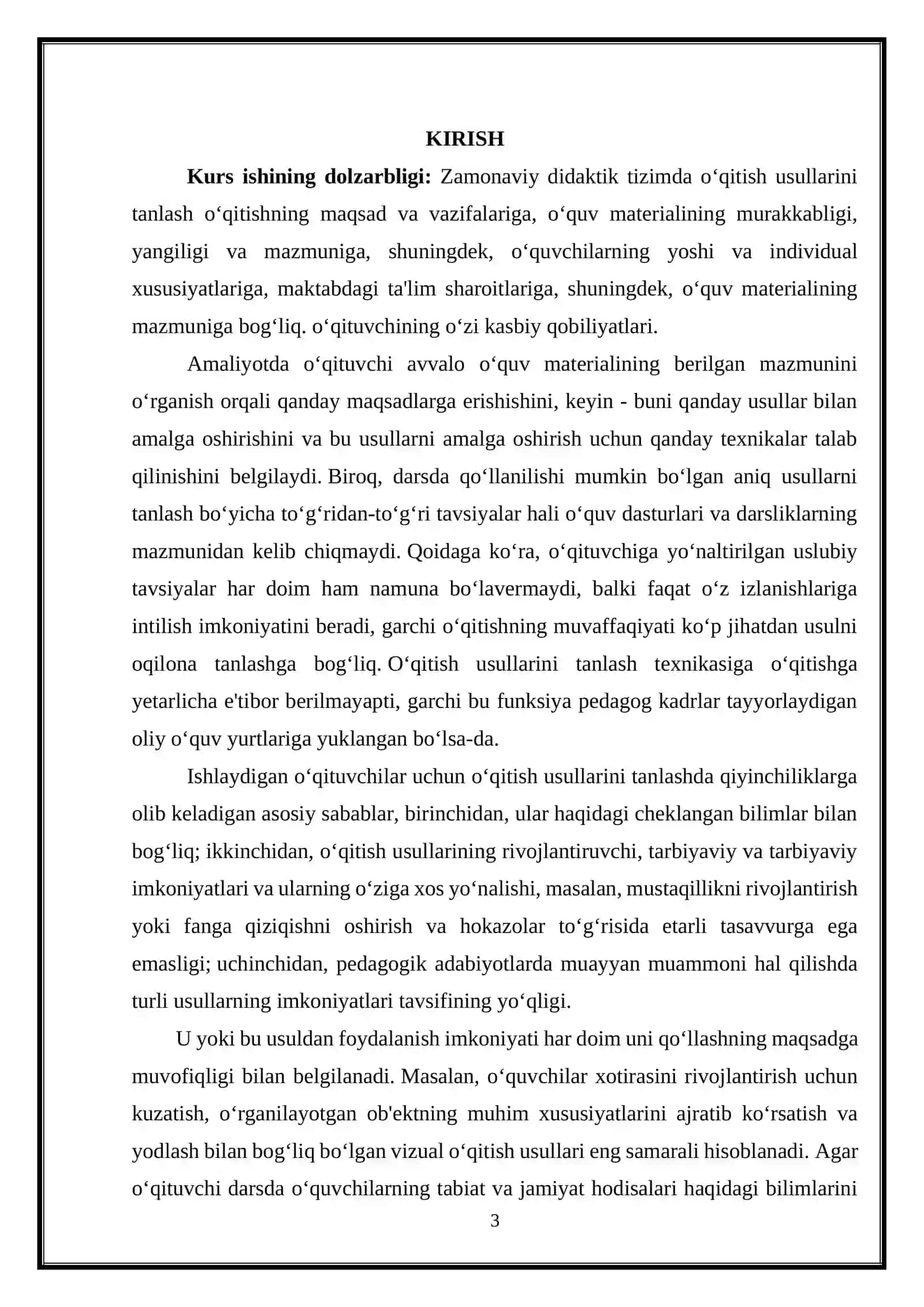 Boshlang’ich sinflarda matematikadan og’zaki va yozma hisoblashga doir didaktik o’yinlar tizimini ishlab chiqish metodikasi (3-sinf misolida) 3