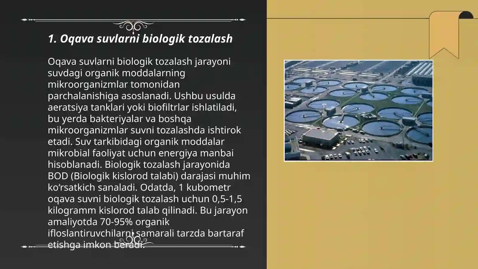 Oqava suvlarni biologik tozalash 3