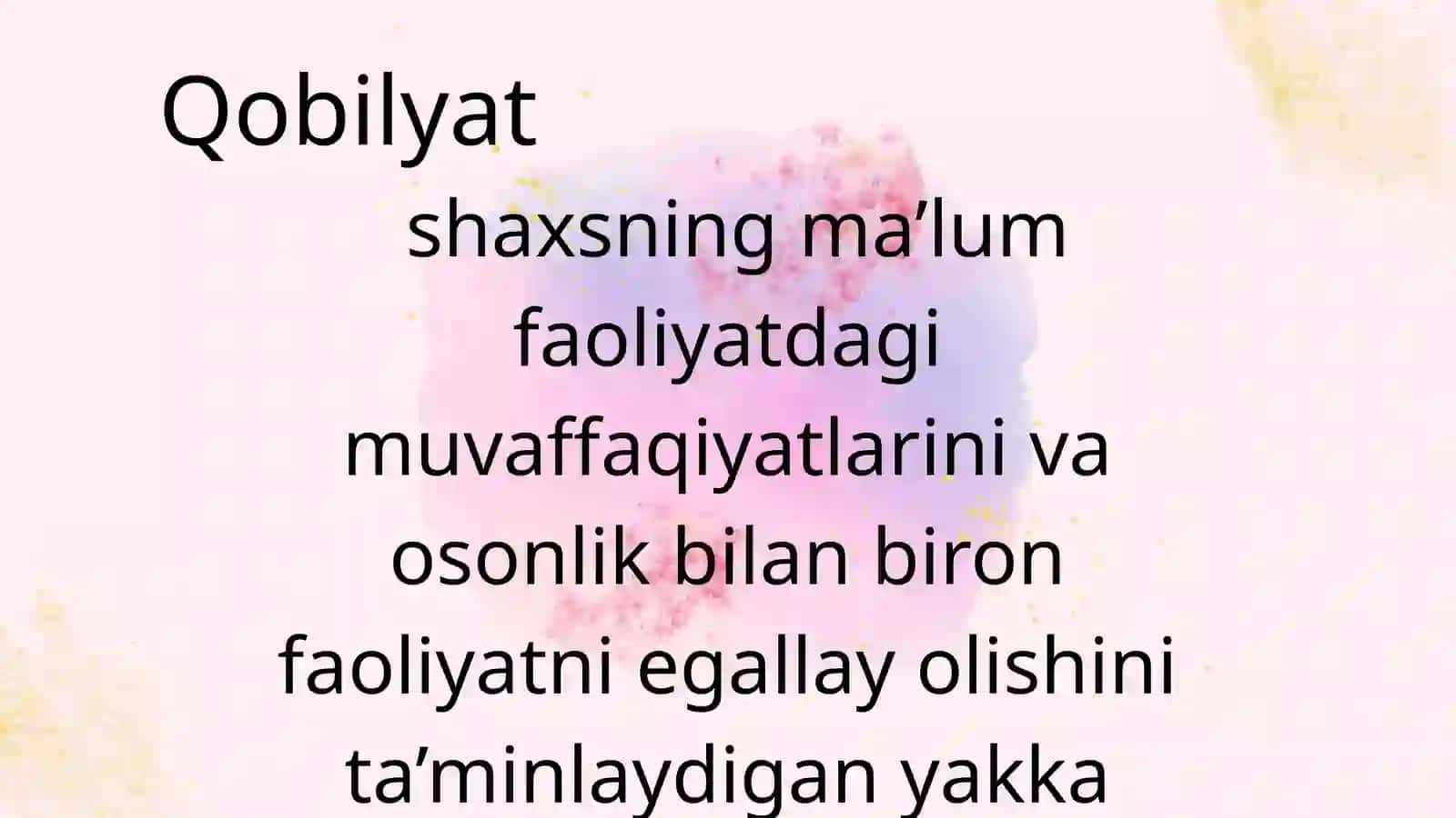 Qobilyat 3