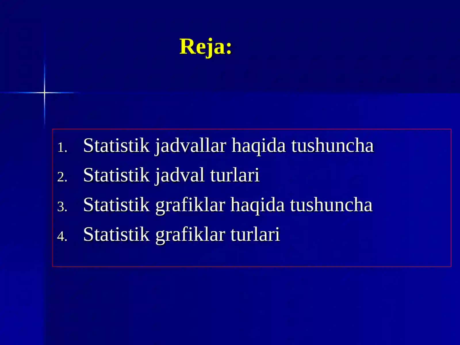 STATISTIK MA’LUMOTLARNI JADVAL VA GRAFIKLARDA TASVIRLASH 3
