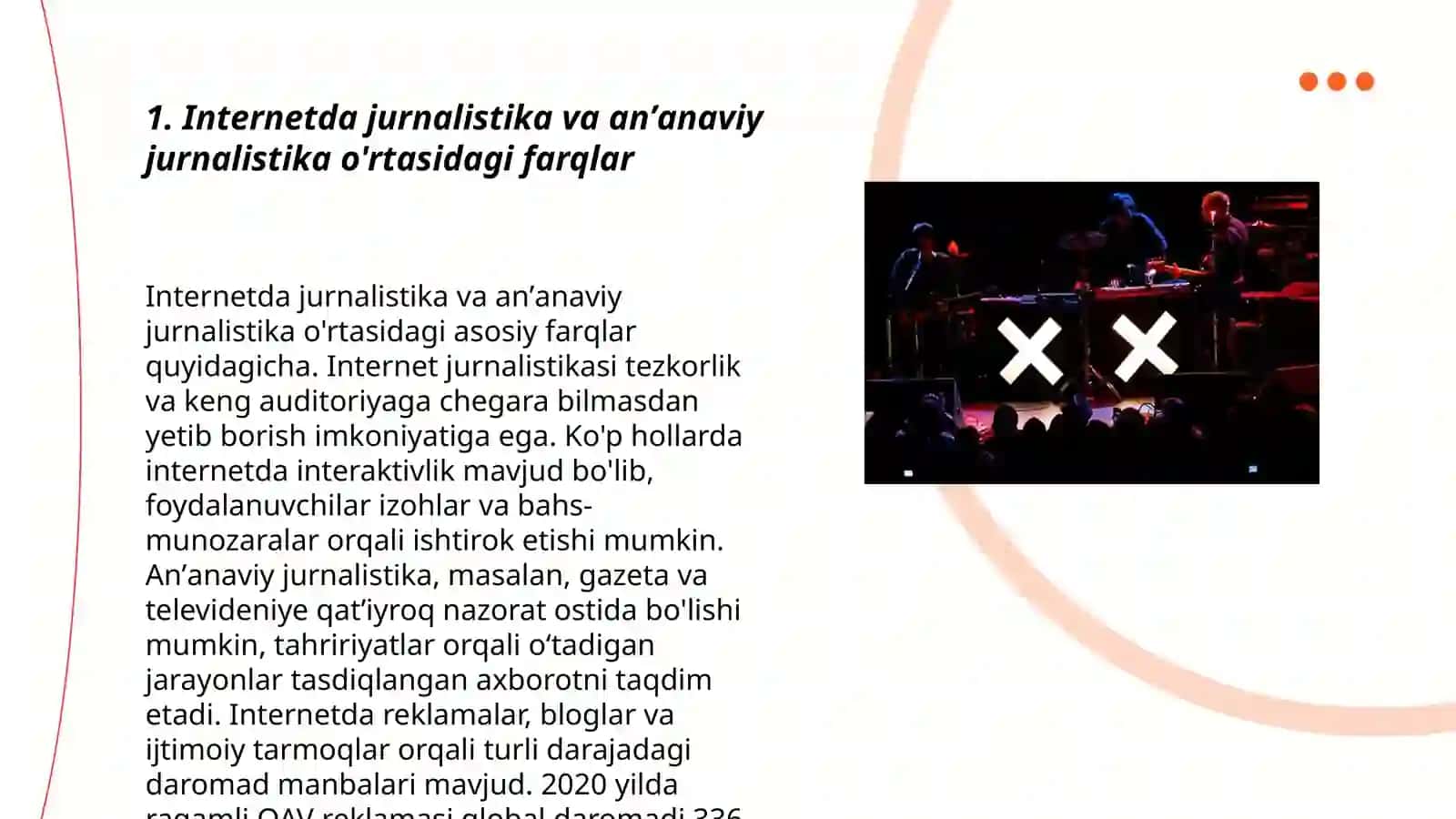 Internetda Jurnalistika va OAV faoliyati 3