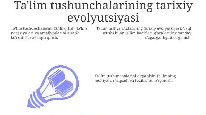 Tarbiyaviy konseptsiyalarni òrganish va tahlil qilish 3
