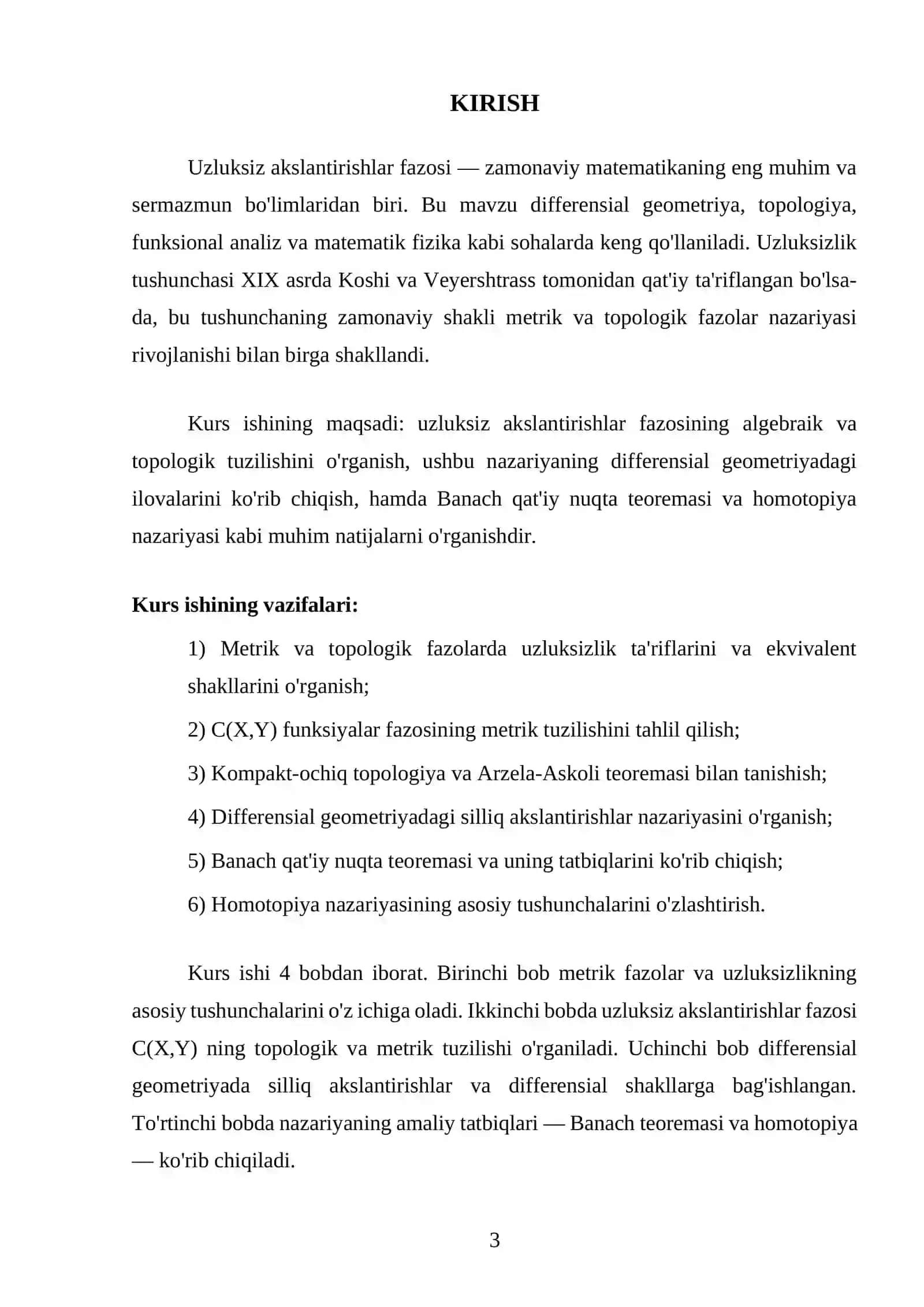 UZLUKSIZ AKSLANTIRISHLAR FAZOSI 3