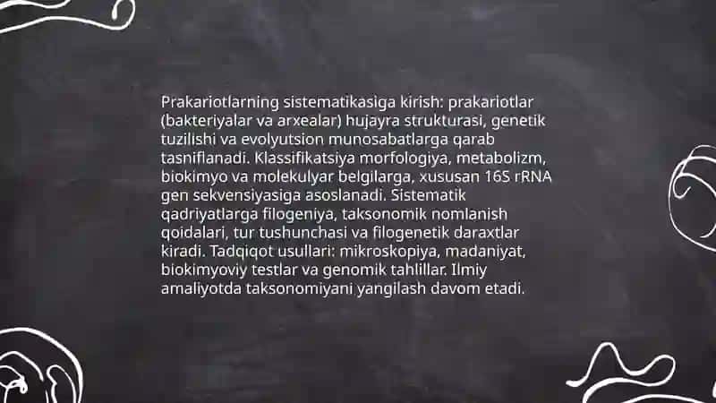 Prakariotlarning sistematikasi 3