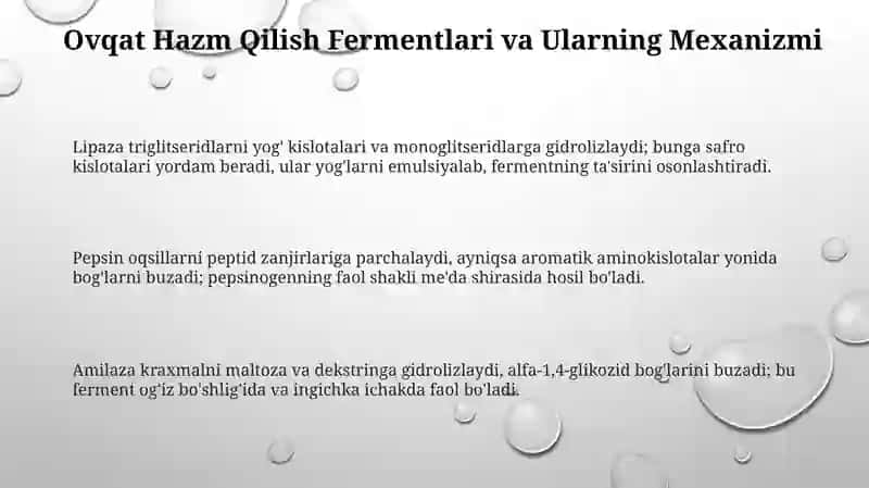 Nutrisologiyani va diyetologiya.hazm organlarining anatomik va fiziologik xususiyatlari 3