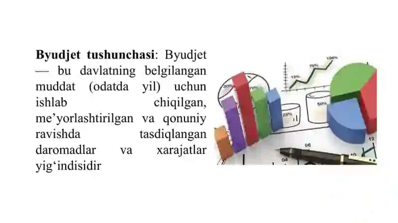 Byudjet tizimi byudjetlarining mohiyati. O‘zbekistonda byudjet tuzilishi va qurilishi. 3