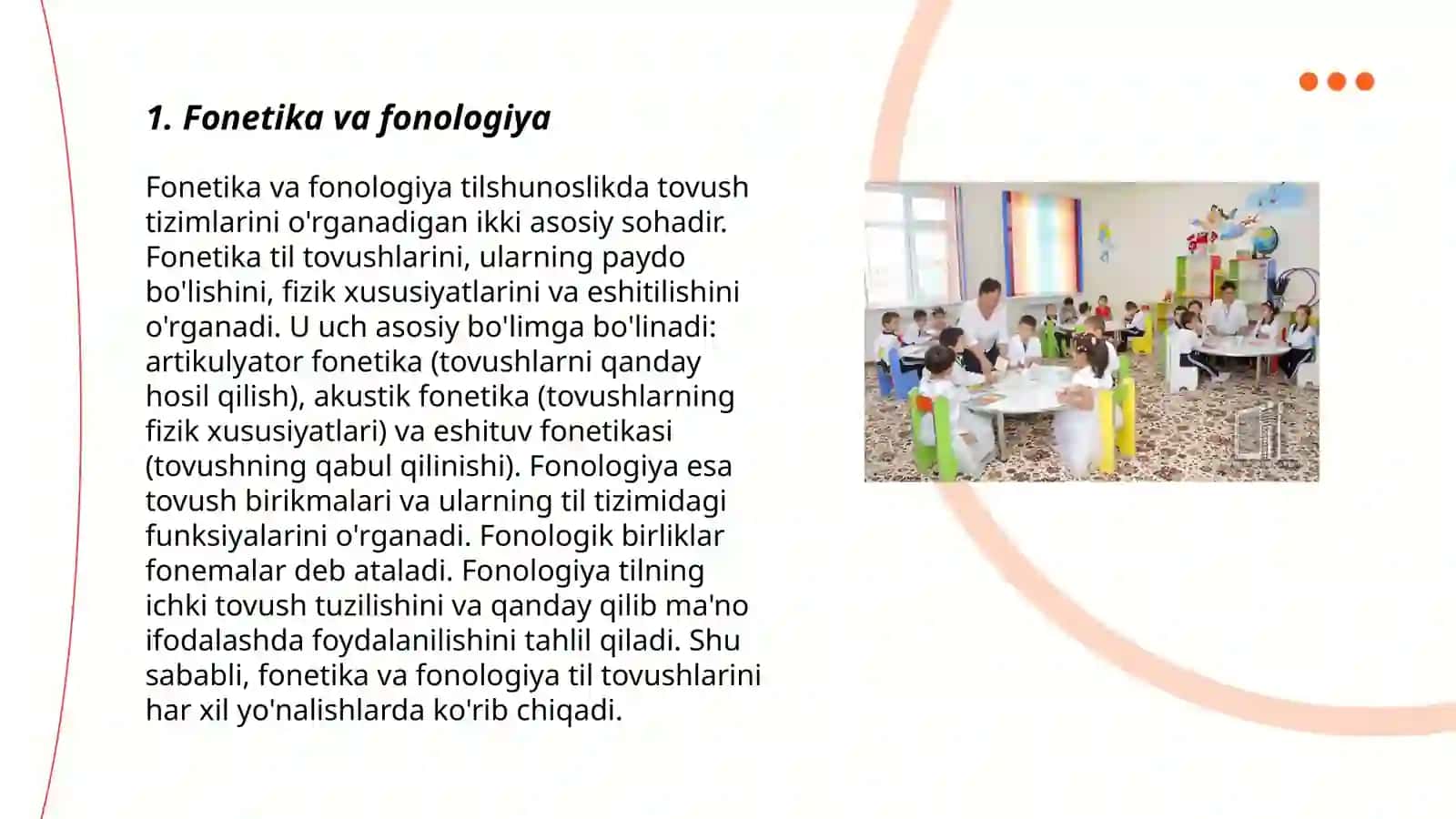 Nutq jarayonida tovushlarning oʻzgarish xususiyatlari: pozitsion oʻzgarish 3