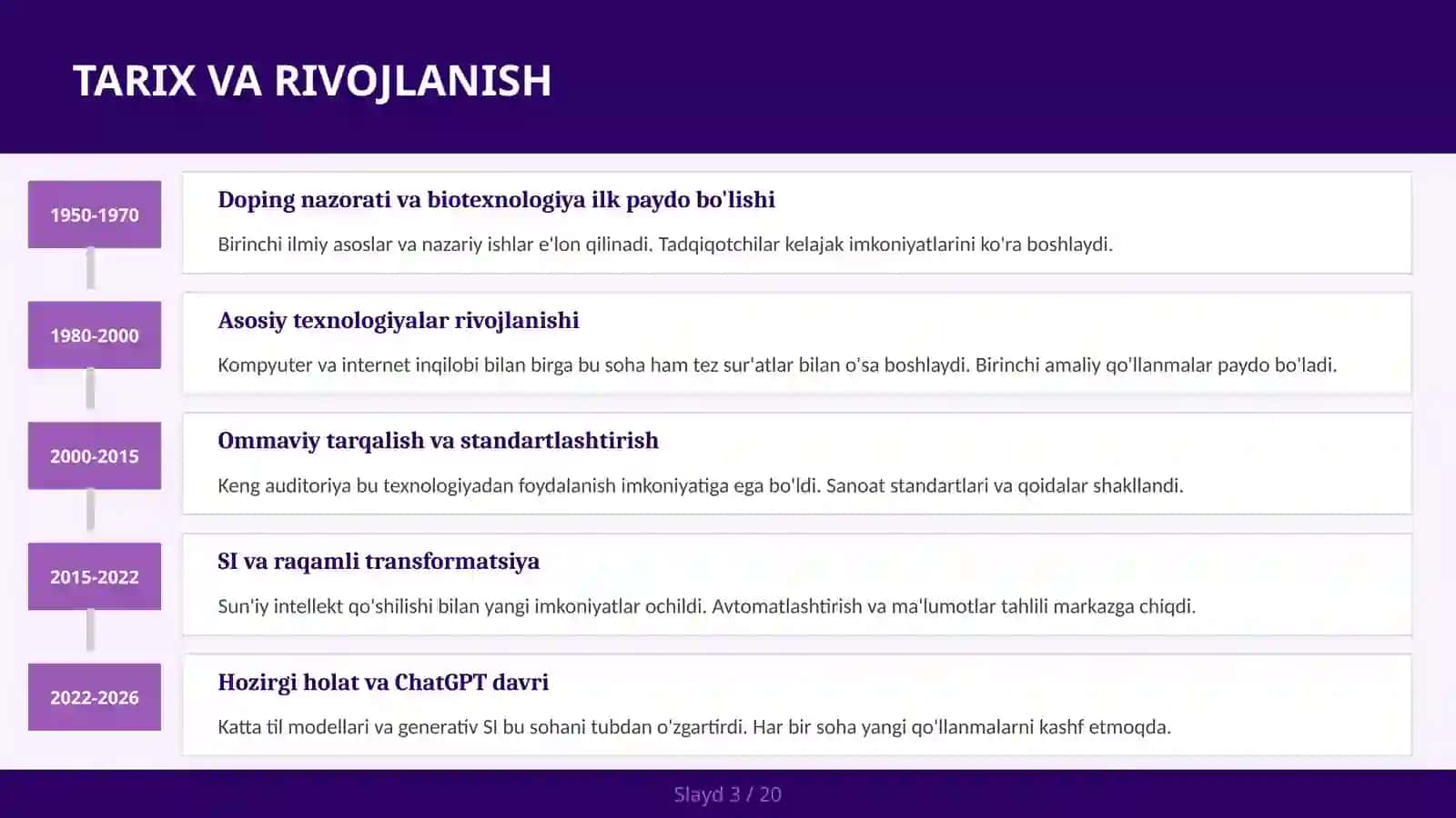 DOPING NAZORATI VA BIOTEXNOLOGIYA 3