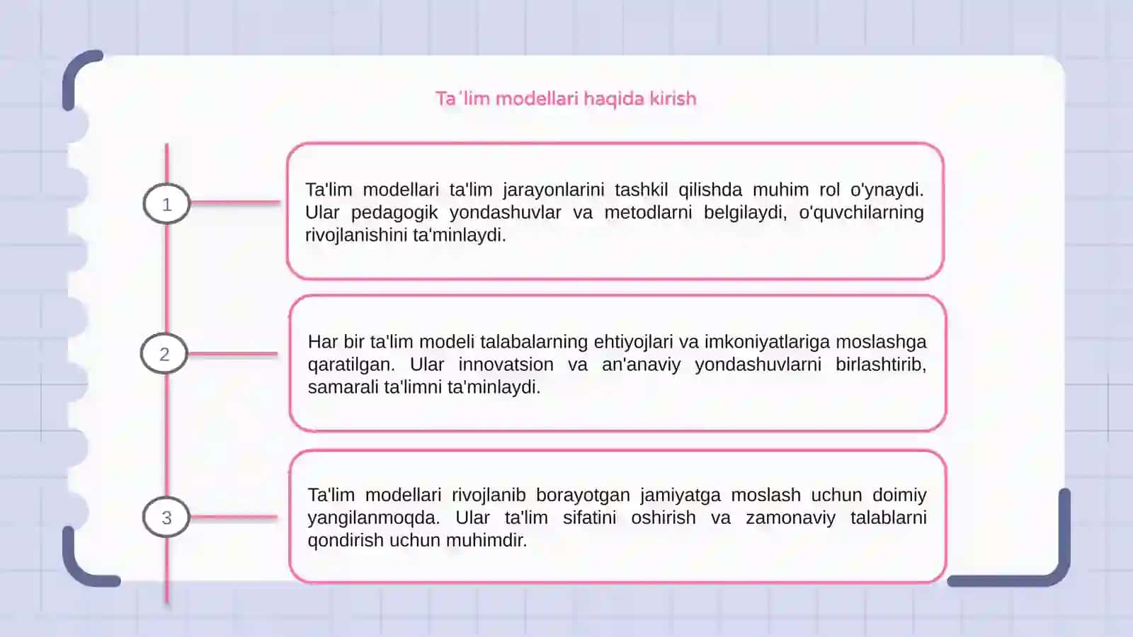 Taʼlim modellari 3