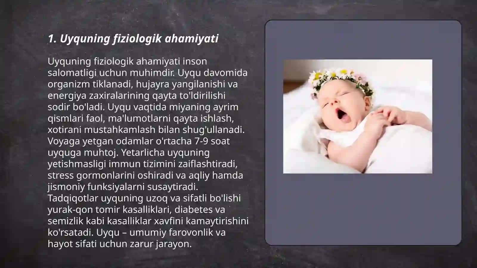 Uyqu va uning axamyati 3